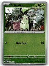 Chikorita #8/132 (Reverse Holo) (NM) ME01: Mega Evolution MEG Pokemon