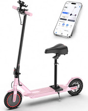 8.5" Foldable Electric Scooter 350W 19MPH 7.8Ah 20MI Long Rang With Seat