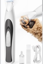 Low-Noise Dog Paw Trimmer with LED Light, Paw Trimmer for Dogs Cats 0.8Inch/20M