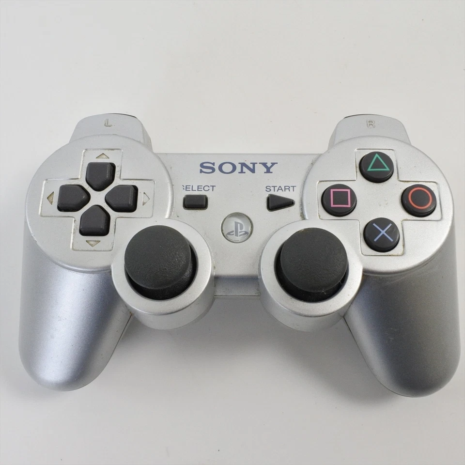 PS3 Controller Satin Silver CECHZC2JA1 DUAL SHOCK3 SIXAXIS SONY Playstation 3 83 - Image 2 of 4