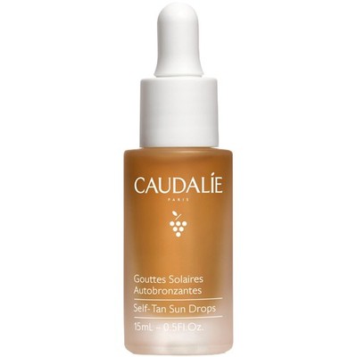 Caudalie Selbstbräuner Sonnentropfen, Selbstbräuner für Gesicht, 15 ml (1er Pack), Orange 