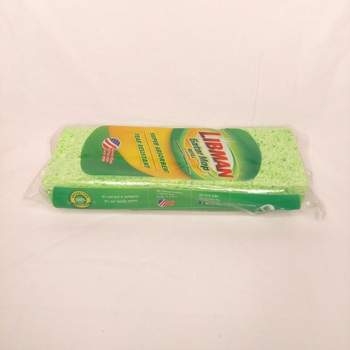 NEW Libman Big Gator Mop Refill Super Absorbent Green 9" Head FACTORY SEALED - Picture 5 of 5