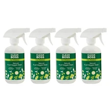 4 JOY Clean Boss Eat Cleaner Fruit & Veggie Natural Wash & Preserver pump, New