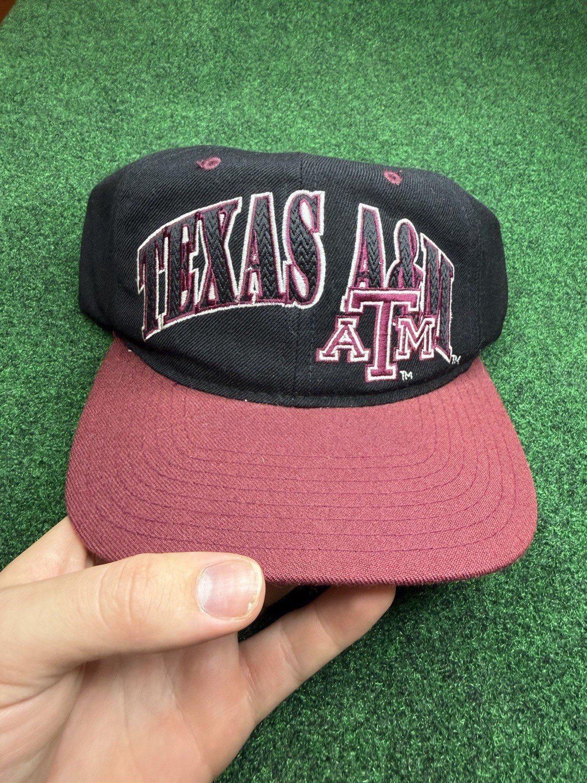 Vintage Starter Texas A&M Aggies Arch Wool Snapback Hat
