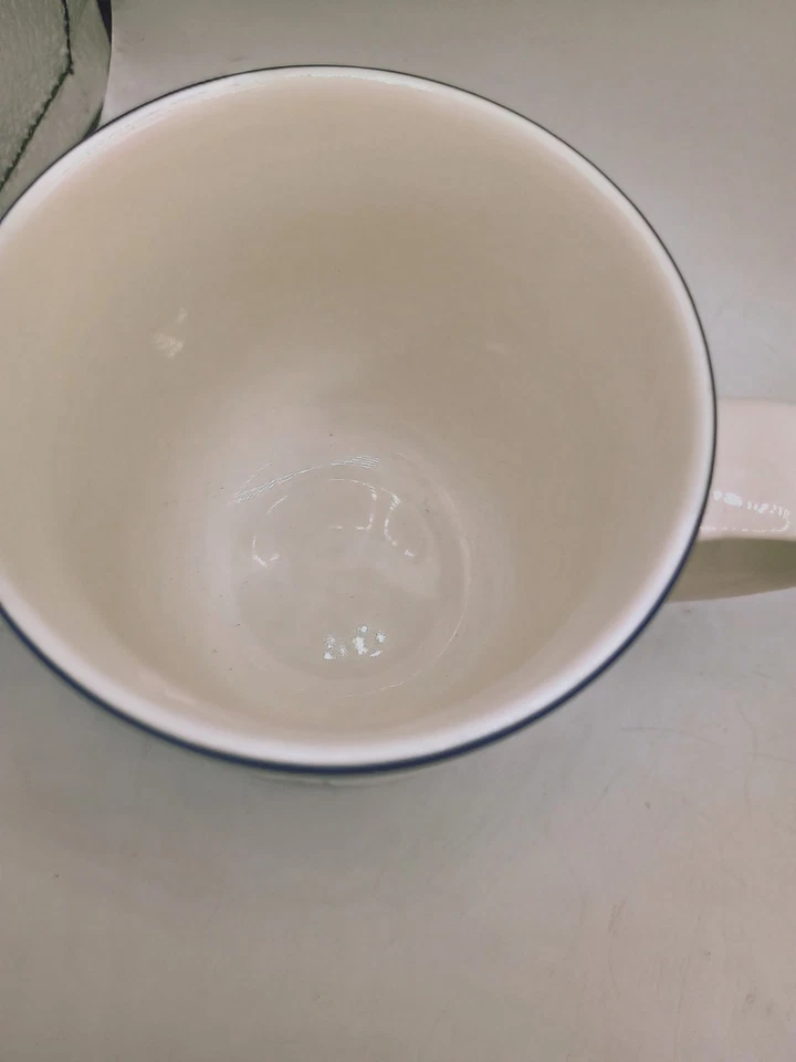 Taza Round Island Lighthouse 3 piezas Náutica Lake Huron Mackinac Coastal Libbey Foto 4 de 4