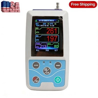 ABPM50 24HR Ambulatory BP + ECG Holter Monitor w/ PC Software