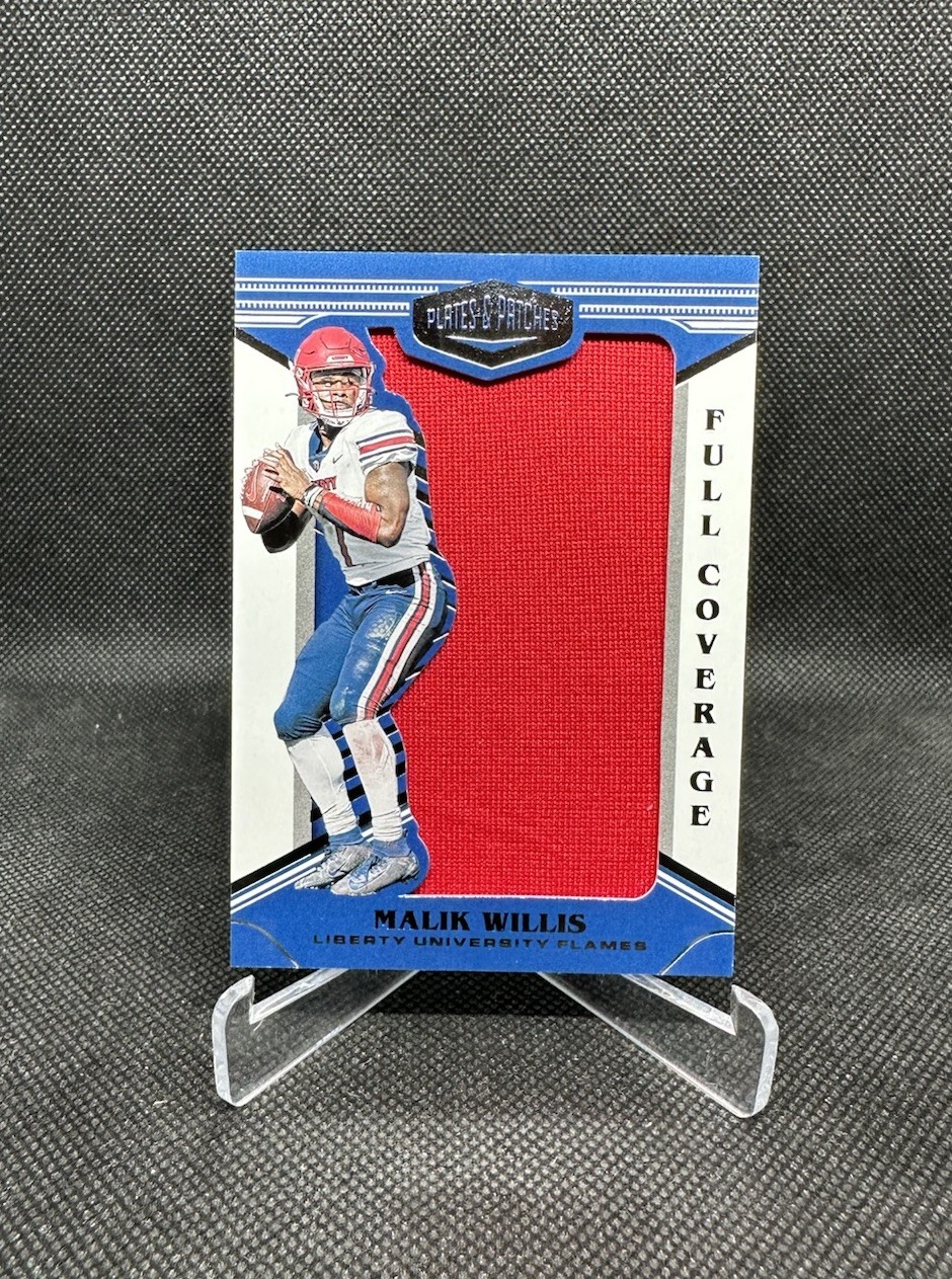 Malik Willis Panini Chronicles Draft Picks Plates and Patches Full Coverage #PPMWI Base