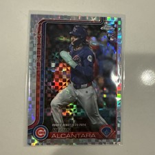 Kevin Alcantara X-Fractor Refractor Rookie 2025 Topps Chrome Update #USC25 Cubs