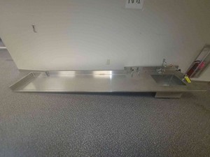 Stainless Steel Counter Top w/ Sink Basin Insert 11" & Fixtures (S6LLST2359)