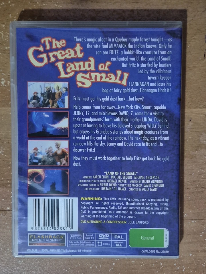 The Great Land Of Small DVD (All Regions) Like New! Free Post Aus Wide 🔥 - image 3 of 4