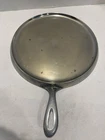 Vintage Refurbished Lodge Raised Molders Mark #9 Nickeled Cast Iron Griddle