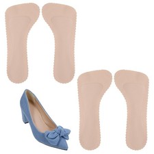 2 Pairs High Heel Comfort Pads, Invisible Self-Adhesive Cushion Insoles Arch ...