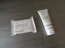 thisworks Clean Skin Soap 1 oz & In the Zone Body Lotion 0.75 ml Mini Travel