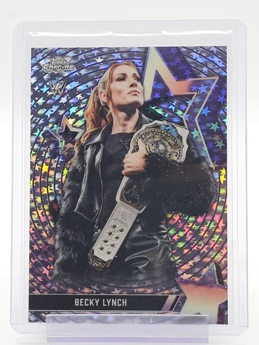 BECKY LYNCH 2026 TOPPS COSMIC CHROME WWE STARFRACTOR SP #SF-37 RAW Q4193