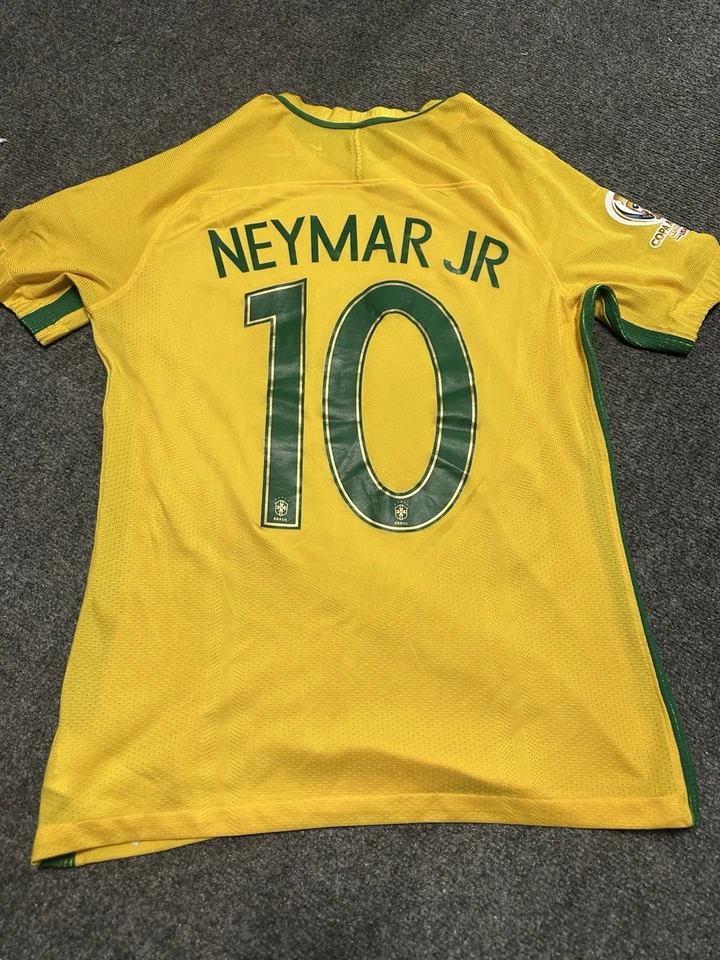 Camiseta Brasil 2016 Copa América Neymar Jr edición jugador local Foto 2 de 4