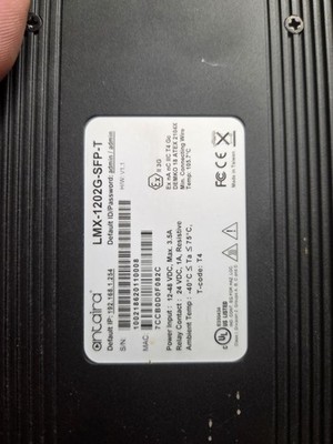 Antaira LMX-1202G-SFP-T Industrial Managed Ethernet Switch   Gigabyte 