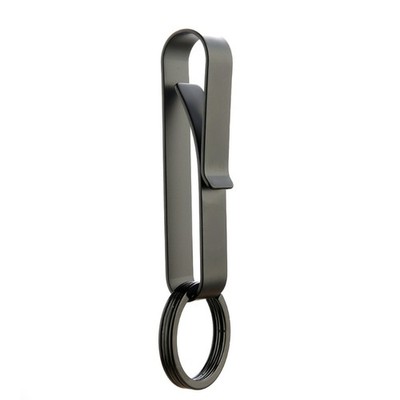Heavy Type Stainless Steel Belt Clip Keychains for Multiple Key Outdoor Use
