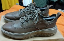 Cole Haan Men's 10 M Truffle Brown Irish Coffee ZeroGrand WFA Wingtip Oxfords