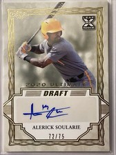 alerick soularie UT Tennessee Vols Auto RC baseball Twins #/75 ultimate draft