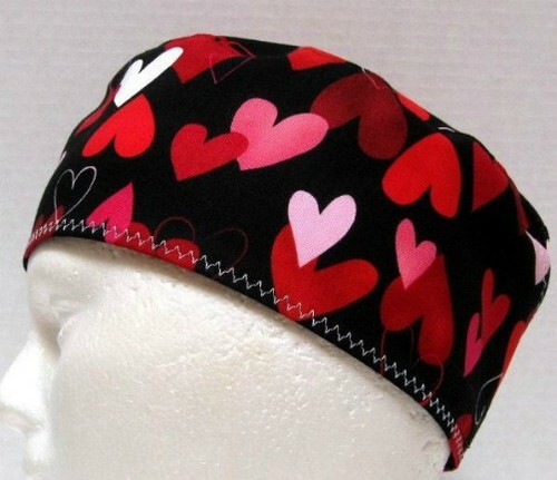 Women Doctor Nurses patterned Scrub Cap Medical Surgical Surgery Hat Men - Picture 4 of 17