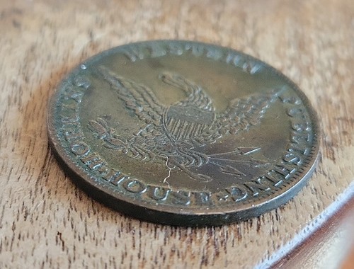 1850s US Hard Times Token: HOPKINS WESTERN PUBLISHING HOUSE, Milwaukee TC-145385 - Picture 2 of 8
