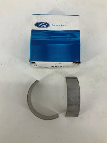 PAIR 2 PIECES OEM Ford D7AZ-6333-AA Crankshaft Bearing 1973-79 351M 351W V8 NOS