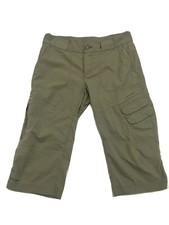 Women's COLUMBIA Size 6 Crop Pant Omni-Shield Lightweight Hike Travel Pockets