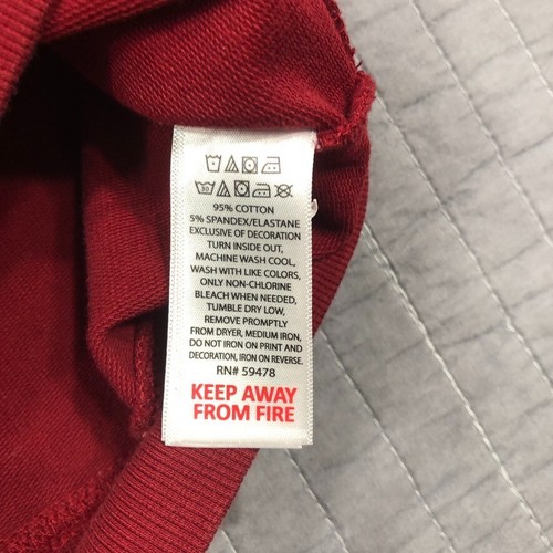 Tommy Bahama Pullover Boy Medium 7-8 Red 1/4 Zip Cotton Blend - Picture 4 of 24