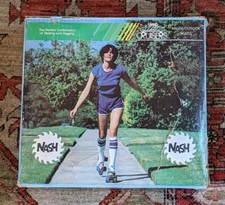 VinTagE 70's NASH CRUISERS ROLLER SKATES in BOX Women's 9 BLUE adidas MODEL 130
