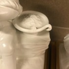 Vtg Italy Museo White  Glazed Man Woman Sculptures Signed Mottahedeh 8 1/2" — photo 3