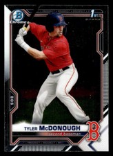 2021 Bowman Draft #BDC-3 Tyler McDonough Chrome Card Boston Red Sox