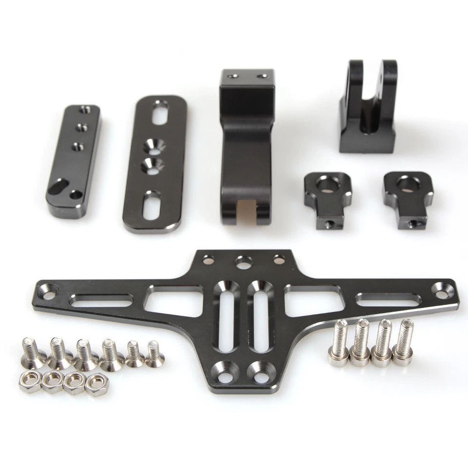 Soporte de matrícula CNC con luz LED para Honda CB1100 CB1000R VFR800 Foto 2 de 4