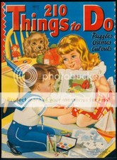 UNCUT/UNCOLORED "210 Things to Do" 4837 Merrill 1942 4811