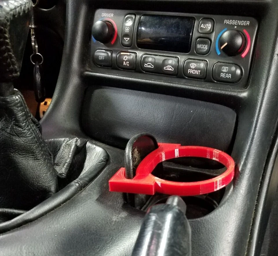 Portavasos C5 Corvette ROJO actualización 1997-2004 vette  Foto 2 de 4