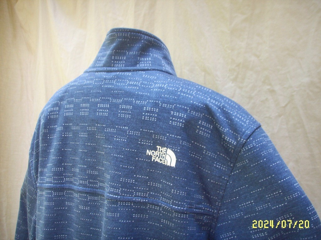 MENS THE NORTH FACE FULL ZIP MOCK NECK JACKET XL PATTERNED