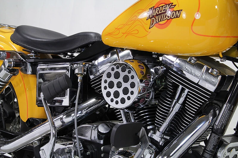 Conjunto de filtro de aire cromado Wyatt Gatling para Harley Davidson Foto 2 de 4