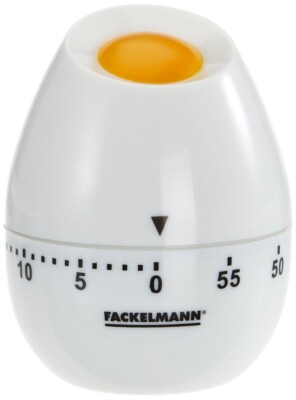 Fackelmann Küche 60 Minuten Aufzieh-Drehuhr Ei Design 419192