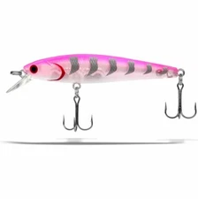 Dynamic Lures J-SPEC (Bubble Gum) Jerkbait Fishing Lure