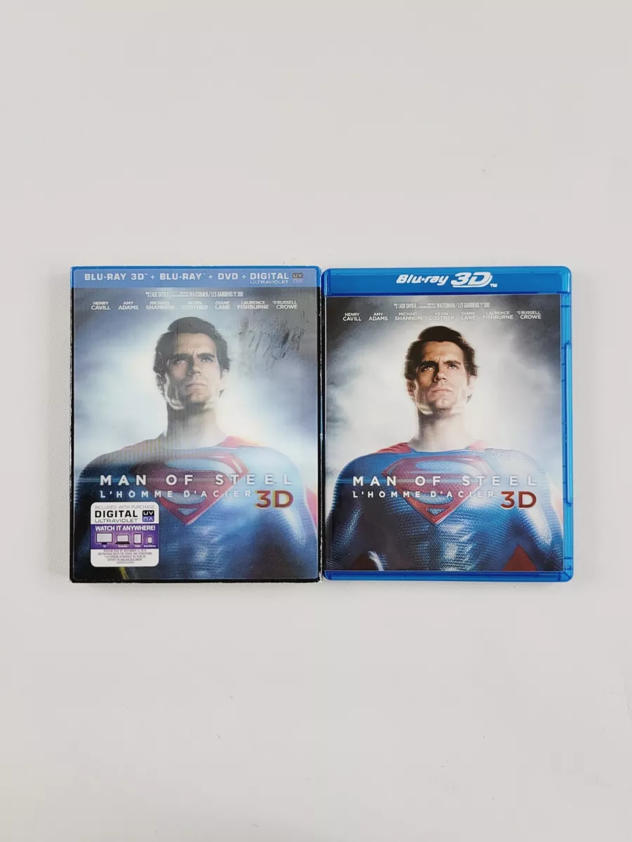 Man of Steel 3D Blu-ray (Blu-ray 3D + Blu-ray + DVD)