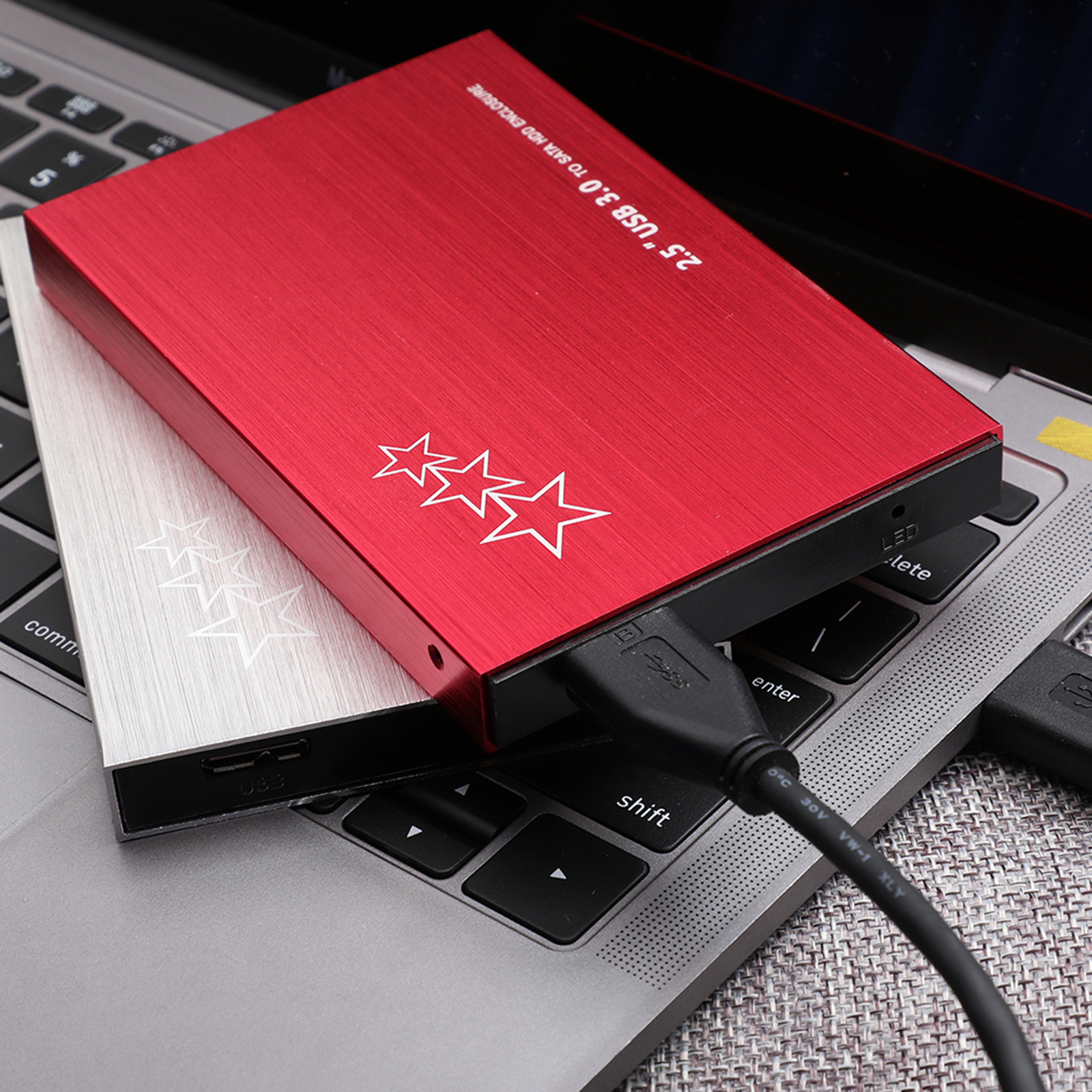 Neutral External Hard Drive High-Speed Transmission USB 3.0 1TB/2TB/4TB-image