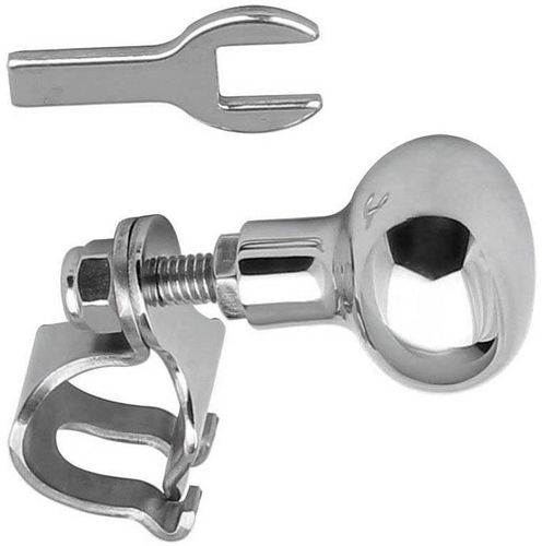 Stainless Steering Wheel Spinner Knob | Universal Fit for All Cars Trucks Semis - Picture 3 of 8