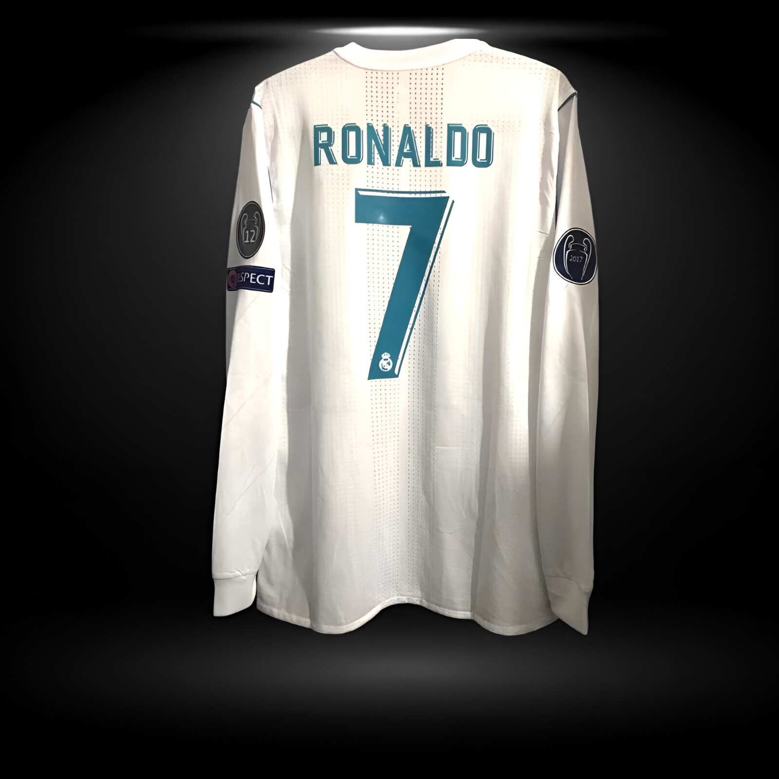 2017-18 Real MADRID Home L/S No.7 RONALDO UCL 2018 UEFA Champions