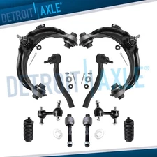 Front Upper Lower Control Arms Tierods Sway Bars for 2003-2007 Acrua TSX Accord