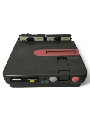 SHARP Twin Famicom AN-500B Console Black Japanese ver NTSC-J