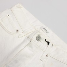 Moussy Vintage NWD Jean Cut Pants Size 25 US Burnside Skinny White Cotton Blend
