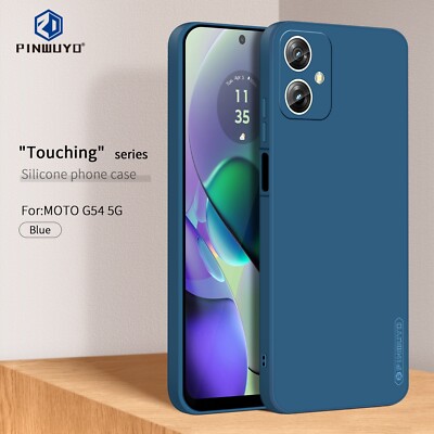 Custodia HAOYE Per Motorola Moto G54 5G | Cover In TPU Con Effetto Gradiente Viola/blu | Antiscivolo E Rinforzata Agli Angoli | Morbida E Sottile - 2