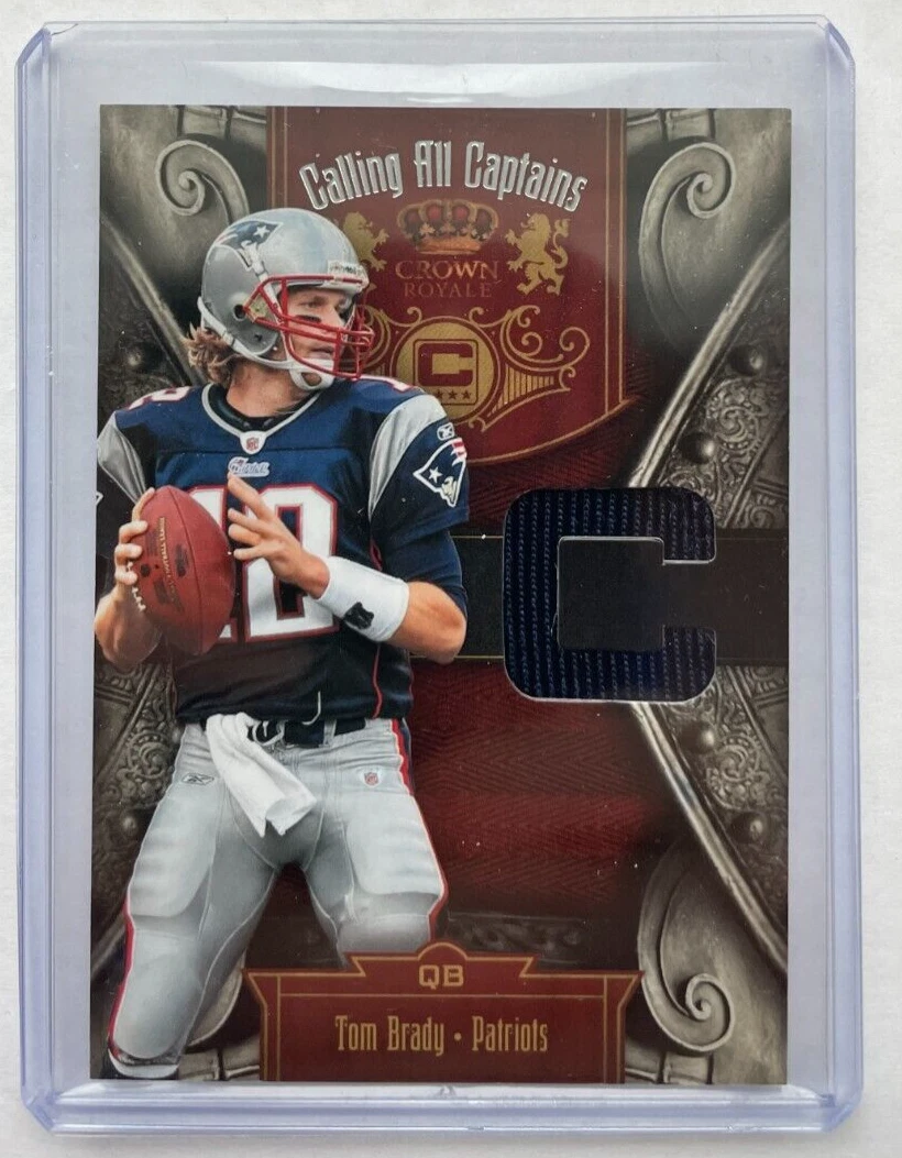Tom brady captain outlet jersey