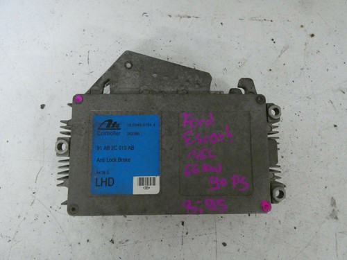 Ford Escort Bj 1995 Limousine ABS Steuergerät 1,6l 66 KW 90 PS 91AB2C013AB