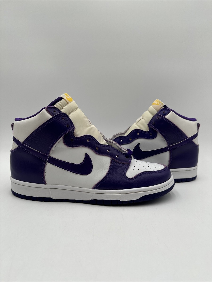 Nike Dunk High LE 1999 メタリックパープル Nike Dunk High Le Purple 1999 Size 9.5 Brand New 630335-151