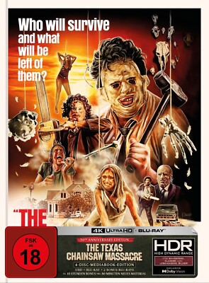 The Texas Chainsaw Massacre Mediabook B (Ultra HD Blu-ray + 3x Blu-ray)